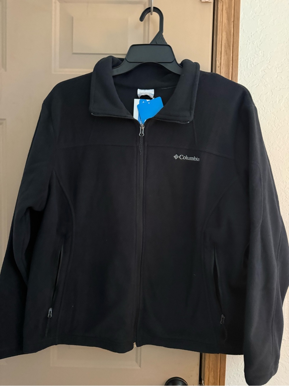 Columbia Black Full-Zip Utility Fleece Jacket